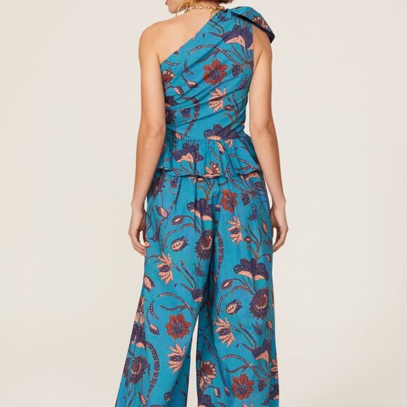 Ulla Johnson Solana Asymmetrical One-Shoulder Jumpsuit - Picture 8 of 8